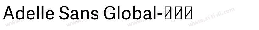 Adelle Sans Global字体转换